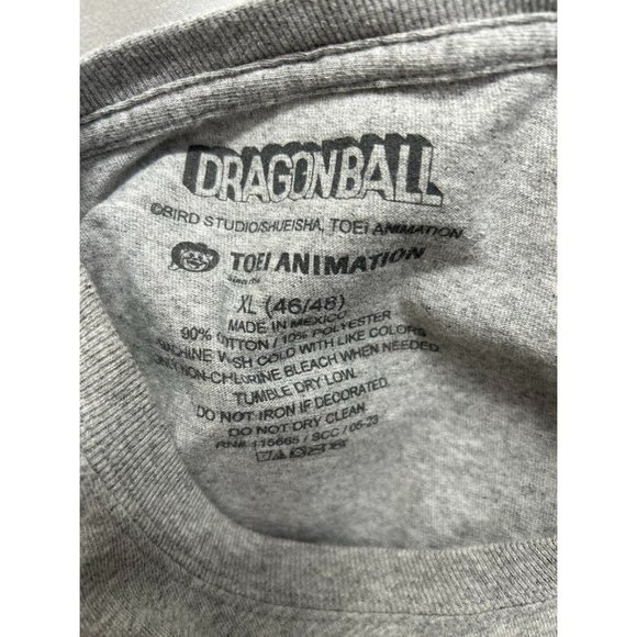 Dragon Ball Bird Studio Toei Animation Grey‎ T-shirt Sz. XL - Picture 4 of 5